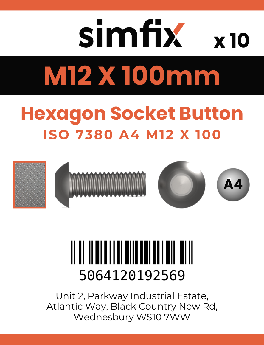 Simfix product label - 7380A412100-D
