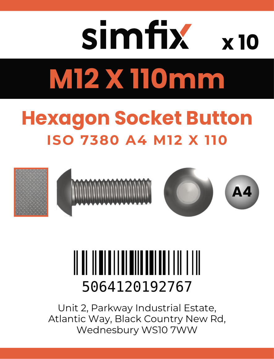 Simfix product label - 7380A412110-D