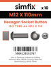 Simfix product label - 7380A412110-D