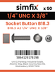 Simfix product label - 7380UA214010-T