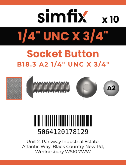 Simfix product label - 7380UA214019-D