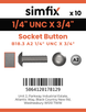 Simfix product label - 7380UA214019-D
