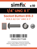 Simfix product label - 7380UA214025-D