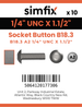 Simfix product label - 7380UA214038-D