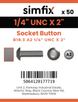 Simfix product label - 7380UA214051-T