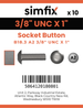 Simfix product label - 7380UA238025-D