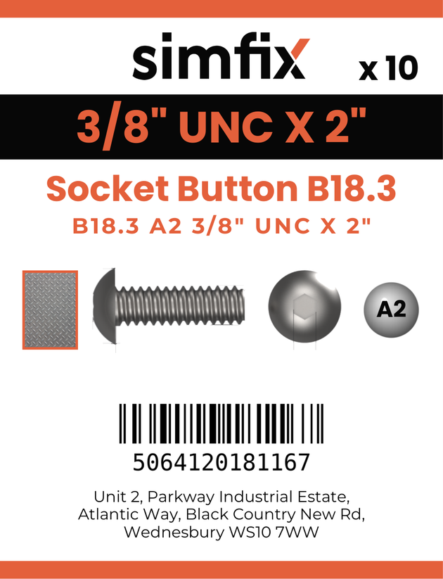Simfix product label - 7380UA238051-D