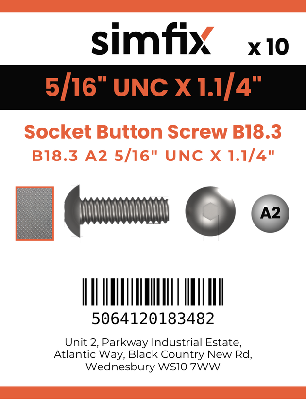 Simfix product label - 7380UA2516032-D