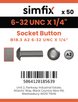 Simfix product label - 7380UA2632006-T