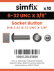 Simfix product label - 7380UA2632010-D