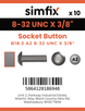 Simfix product label - 7380UA2832010-D