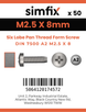Simfix product label - 7500CA2025008TX-T