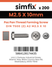 Simfix product label - 7500CA2025010Z-T