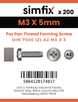 Simfix product label - 7500CA203005-T