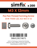 Simfix product label - 7500CA203012Z-T