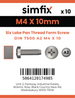 Simfix product label - 7500CA204010TX-D
