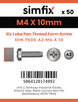Simfix product label - 7500CA204010TX-T