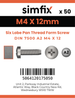 Simfix product label - 7500CA204012TX-T
