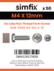 Simfix product label - 7500CA204012TX-T