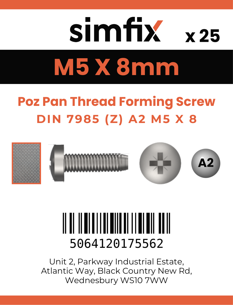 Simfix product label - 7500CA205008-D