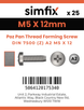 Simfix product label - 7500CA205012-D