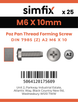 Simfix product label - 7500CA206010-D