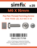 Simfix product label - 7500CA206016-D