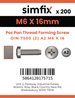 Simfix product label - 7500CA206016-T