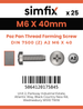 Simfix product label - 7500CA206040-D