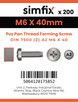 Simfix product label - 7500CA206040-T