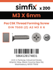 Simfix product label - 7500MA203006-T