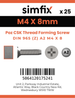 Simfix product label - 7500MA204008-D