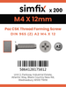 Simfix product label - 7500MA204012-T