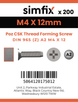 Simfix product label - 7500MA204012-T