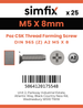 Simfix product label - 7500MA205008-D