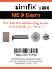 Simfix product label - 7500MA205008-T