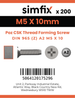 Simfix product label - 7500MA205010Z-T