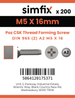 Simfix product label - 7500MA205016-T