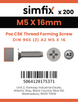 Simfix product label - 7500MA205016-T