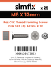 Simfix product label - 7500MA206012Z-D