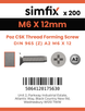 Simfix product label - 7500MA206012Z-T