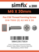 Simfix product label - 7500MA206030Z-T