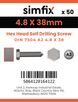 Simfix product label - 7504KA248038-D