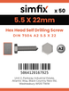 Simfix product label - 7504KA255022-D