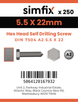 Simfix product label - 7504KA255022-T