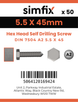 Simfix product label - 7504KA255045-D