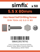 Simfix product label - 7504KA255080-D