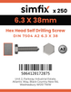 Simfix product label - 7504KA263038-T