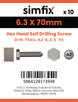 Simfix product label - 7504KA263070-D