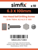 Simfix product label - 7504KA263100-D